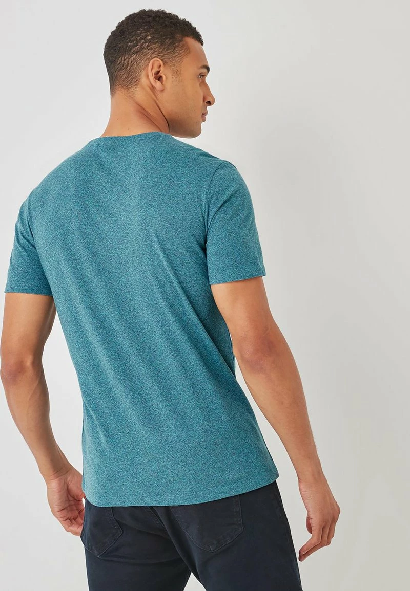 Next Herren REGULAR FIT STAG - T-Shirt Basic - Blue – Bild 2