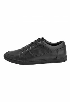 Next Herren TAN PERFORATED TRAINERS - Sneaker Low - Black