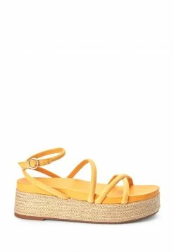 Next Damen Plateausandalette - Ochre Yellow