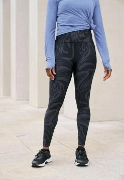 Next Leggings - Hosen - Mottled Black | Damen