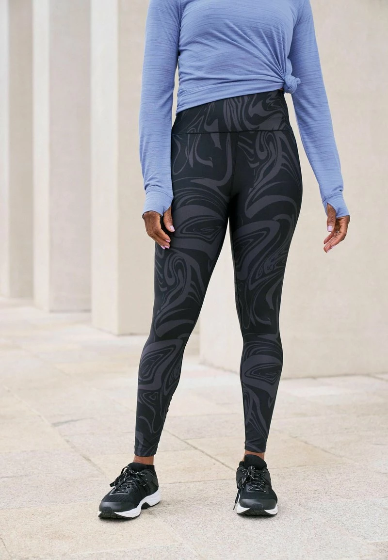 Next Leggings - Hosen - Mottled Black | Damen