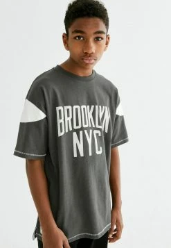 Next SHORT SLEEVE GRAPHIC (3-16YRS) - T-Shirt Print - Charcoal Grey | Kinder