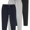 Next MULTI BLACK SLIM FIT 3 PACK JOGGERS (3-16YRS) - Jogginghose - Blue | Kinder
