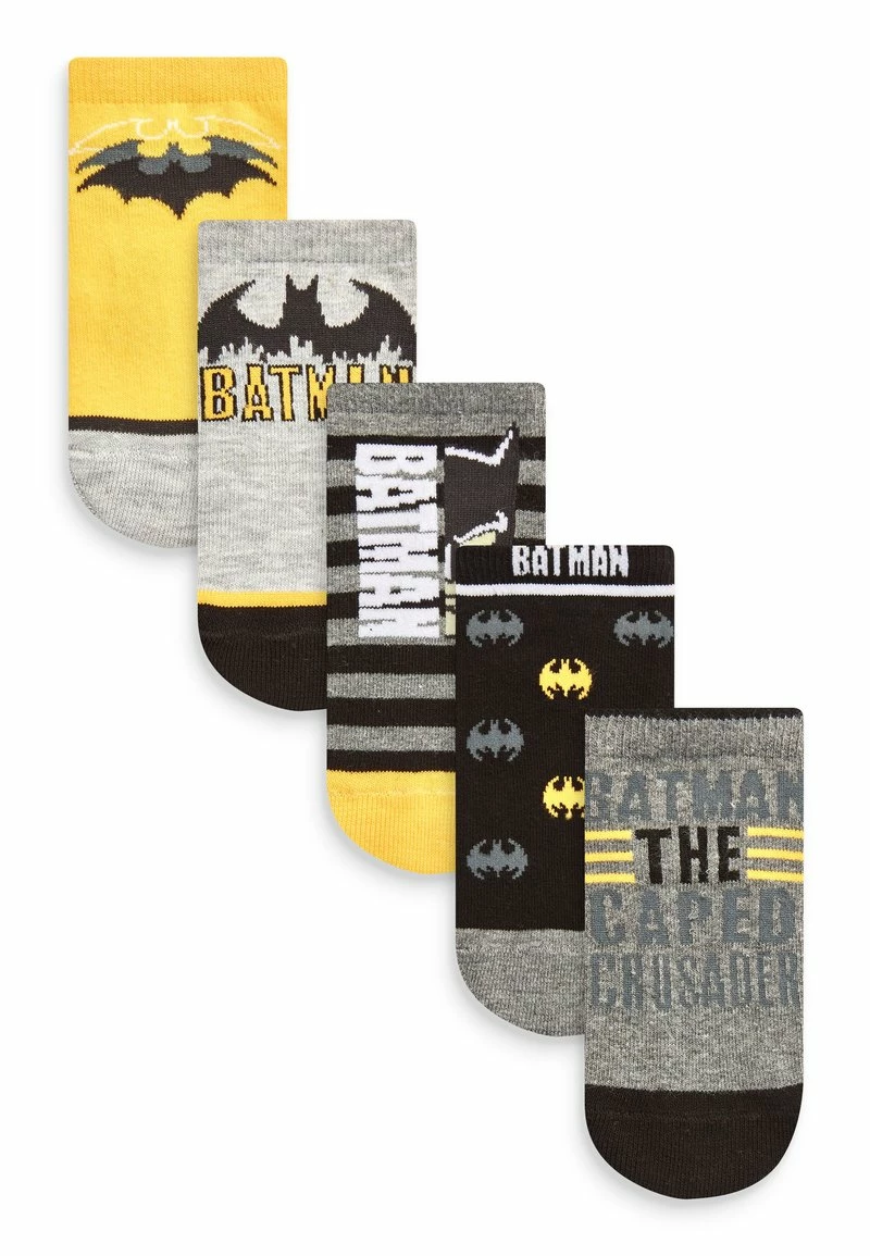 Next Kinder 5 PACK RICH - Socken - Yellow Grey Batman