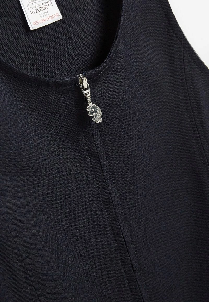 Next EMBROIDERED ZIP PINAFORE - Freizeitkleid - Blue | Kinder – Bild 4