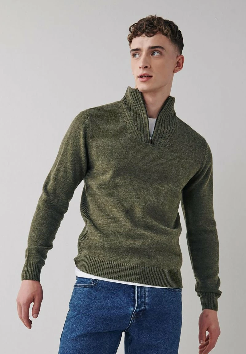 Next Herren Strickpullover - Green
