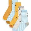 Next Damen BEE PATTERN ANKLE 5 PACK - Socken - Blue