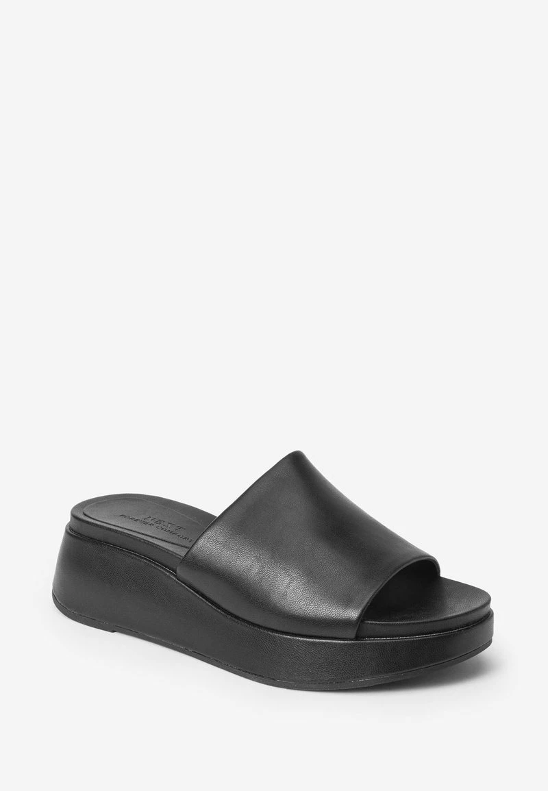 Next Damen Pantolette Flach - Black – Bild 2