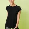 Next T-Shirt Basic - Black | Damen