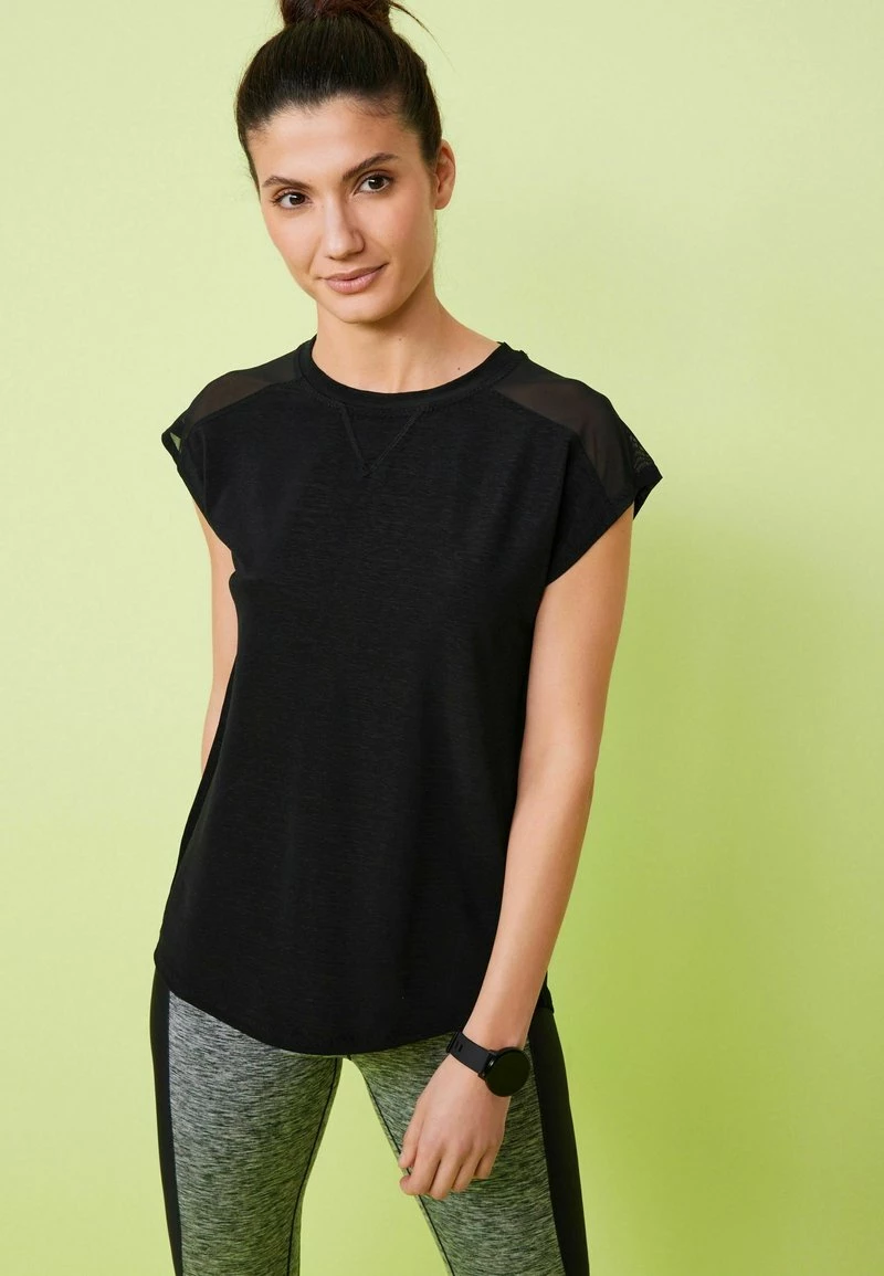 Next T-Shirt Basic - Black | Damen