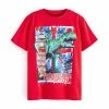 Next Kinder SHORT SLEEVE GRAPHIC - T-Shirt Print - Red Dino Flag