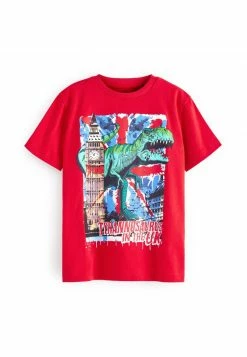 Next Kinder SHORT SLEEVE GRAPHIC - T-Shirt Print - Red Dino Flag