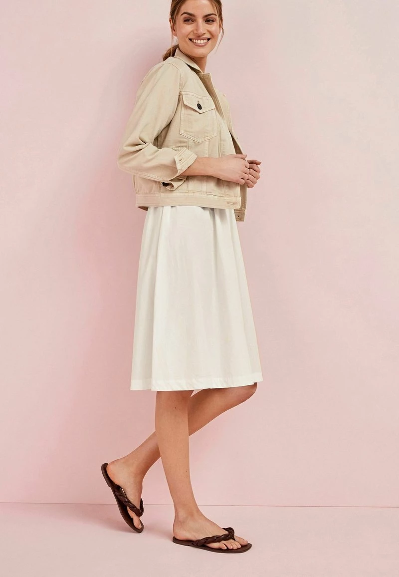 Next Damen Jeansjacke - Neutral Cream