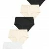 Next Damen COTTON KNICKERS FIVE PACK-MIDI - Panties - Black