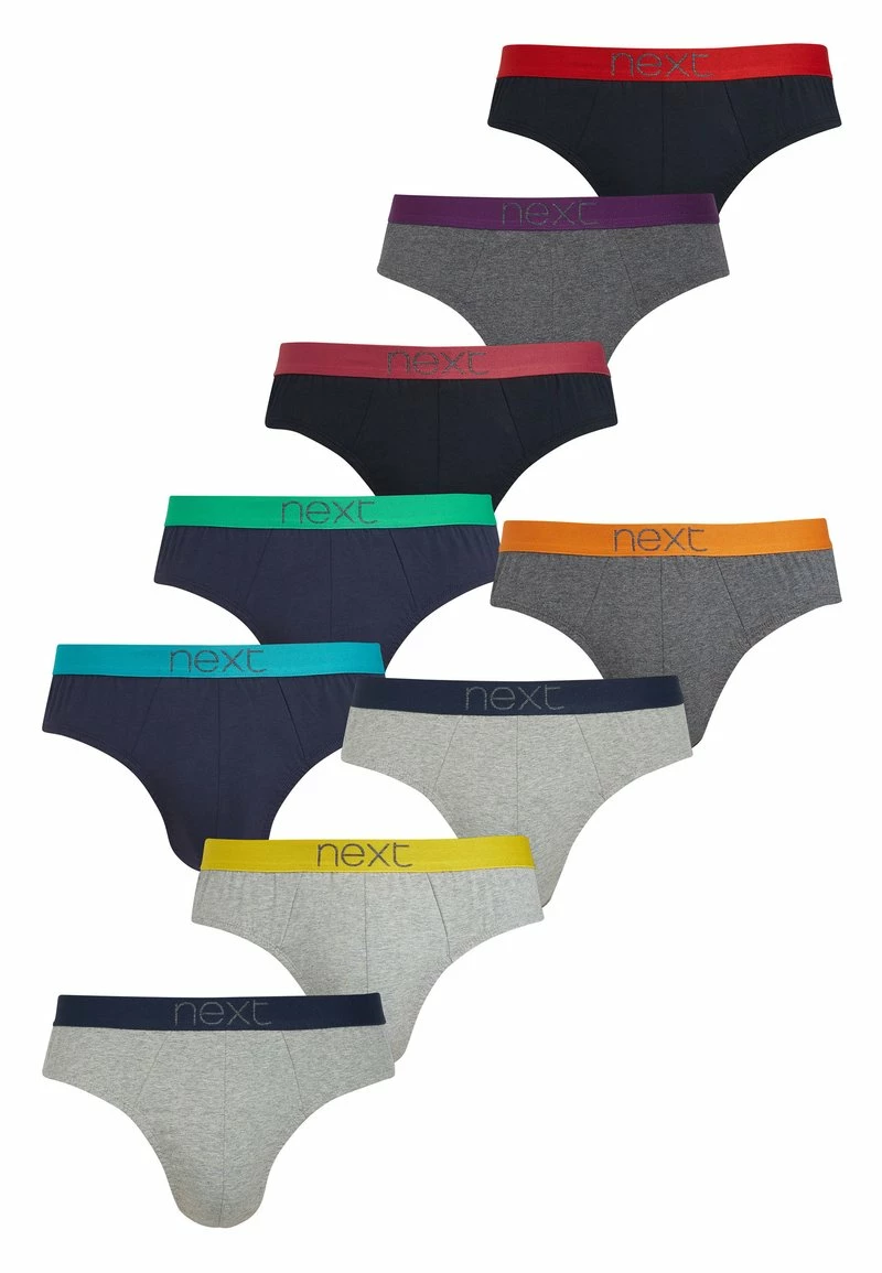 Next Herren BRIGHT WAISTBAND BRIEFS EIGHT PACK - Slip - Blue