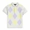 Next SHORT SLEEVE PALE ARGYLE PATTERN - Poloshirt - Grey | Kinder