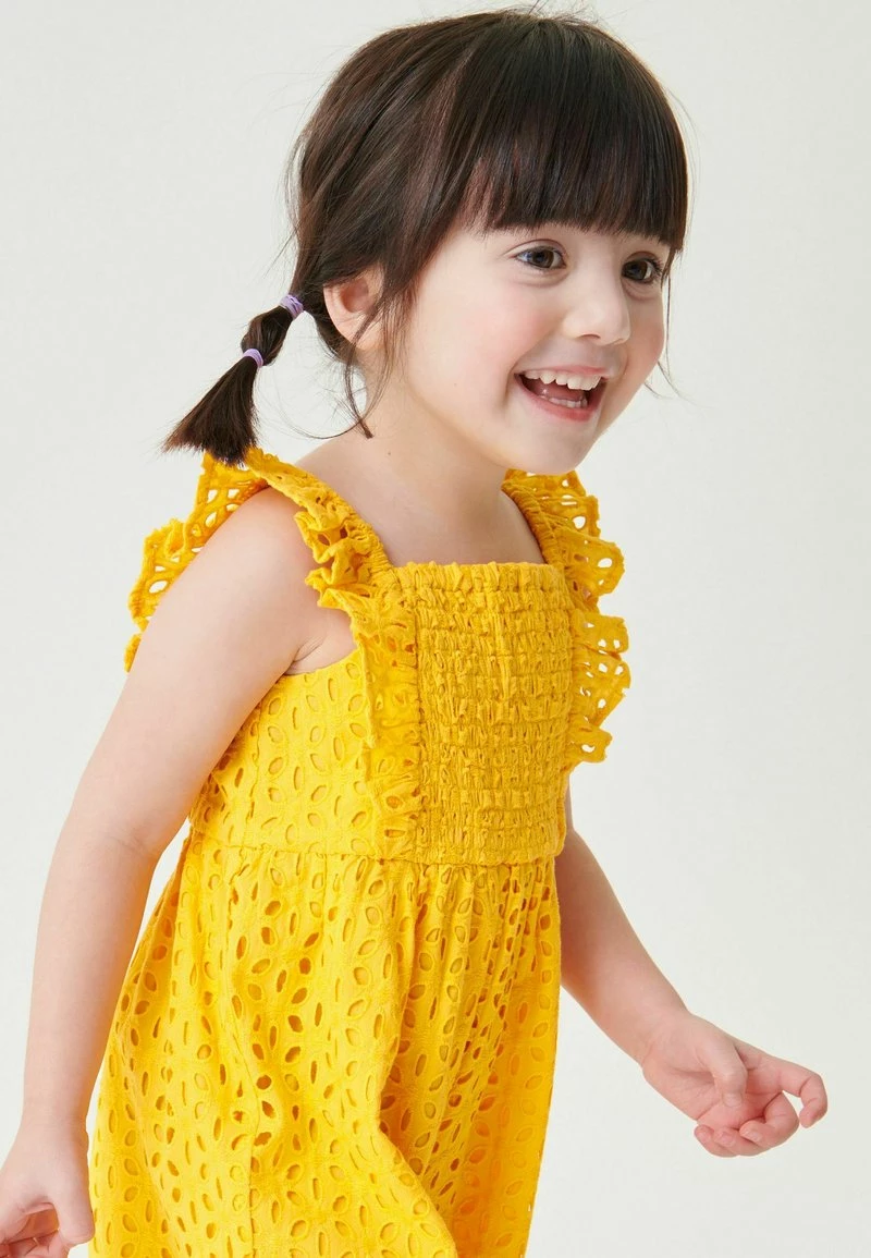 Next Kinder BRODERIE - Jumpsuit - Mango Yellow – Bild 3