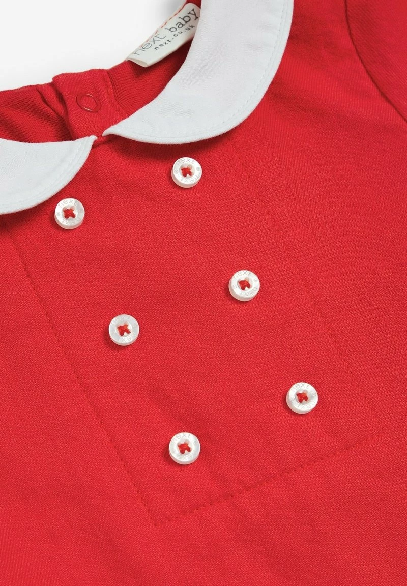 Next Kinder BABY SMART 2 PIECE SET - Strampler - Red White Collared – Bild 4