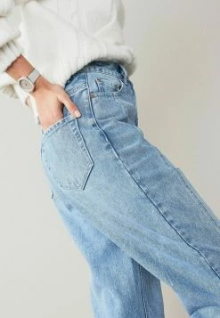 Next Damen Jeans Straight Leg - Blue