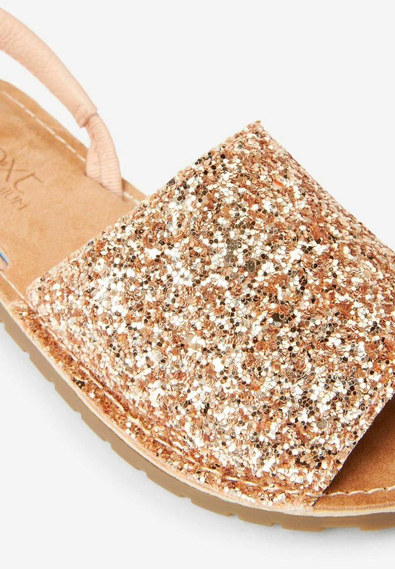 Next Riemensandalette - Rose Gold Glitter | Kinder – Bild 4