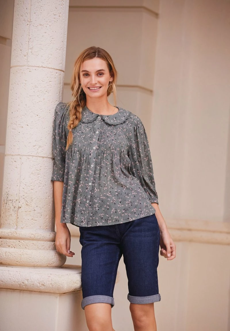 Next Damen Jeans Shorts - Dark Blue – Bild 2