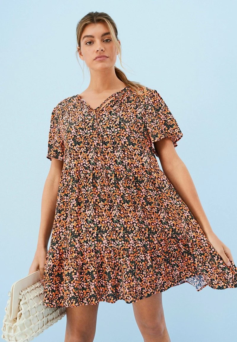 Next PRINTED - Freizeitkleid - Orange | Damen