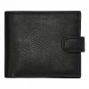 Next Herren BLACK PU POPPER FRONT WALLET - Geldbörse - Black