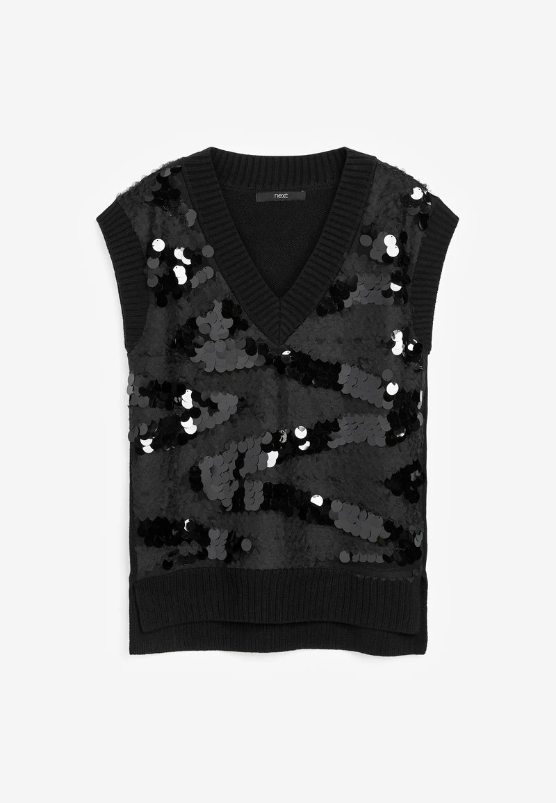 Next SEQUIN DETAIL - T-Shirt Print - Black | Damen – Bild 4