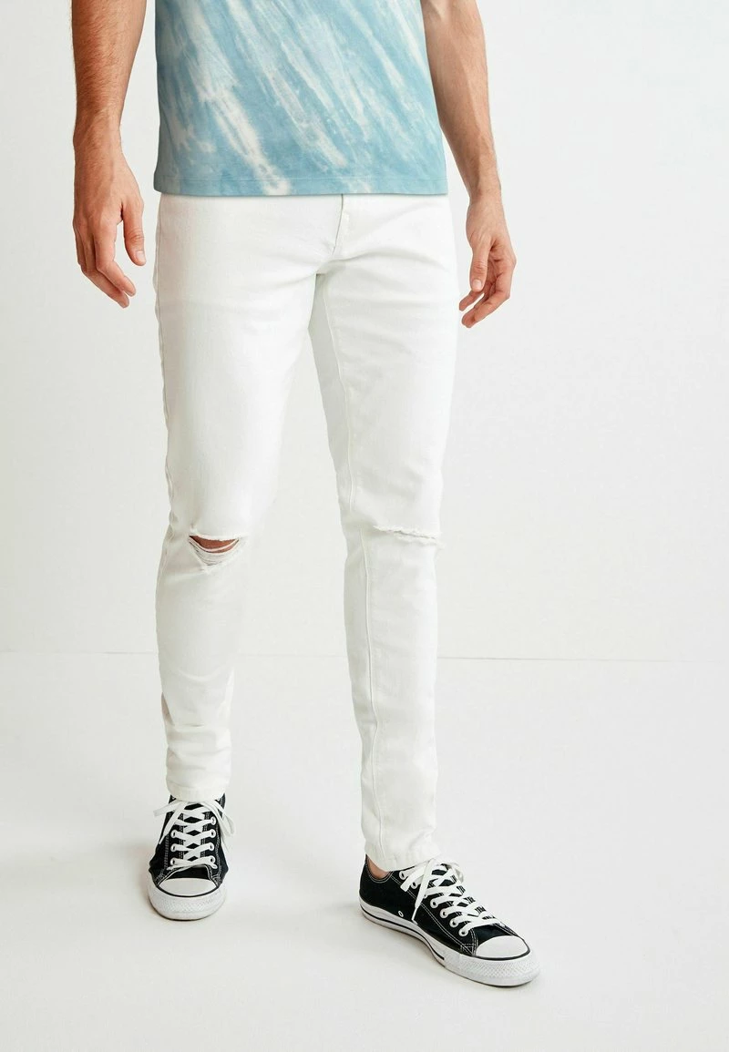 Next Jeans Slim Fit - White | Herren