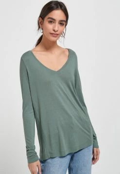 Next Damen Langarmshirt - Khaki