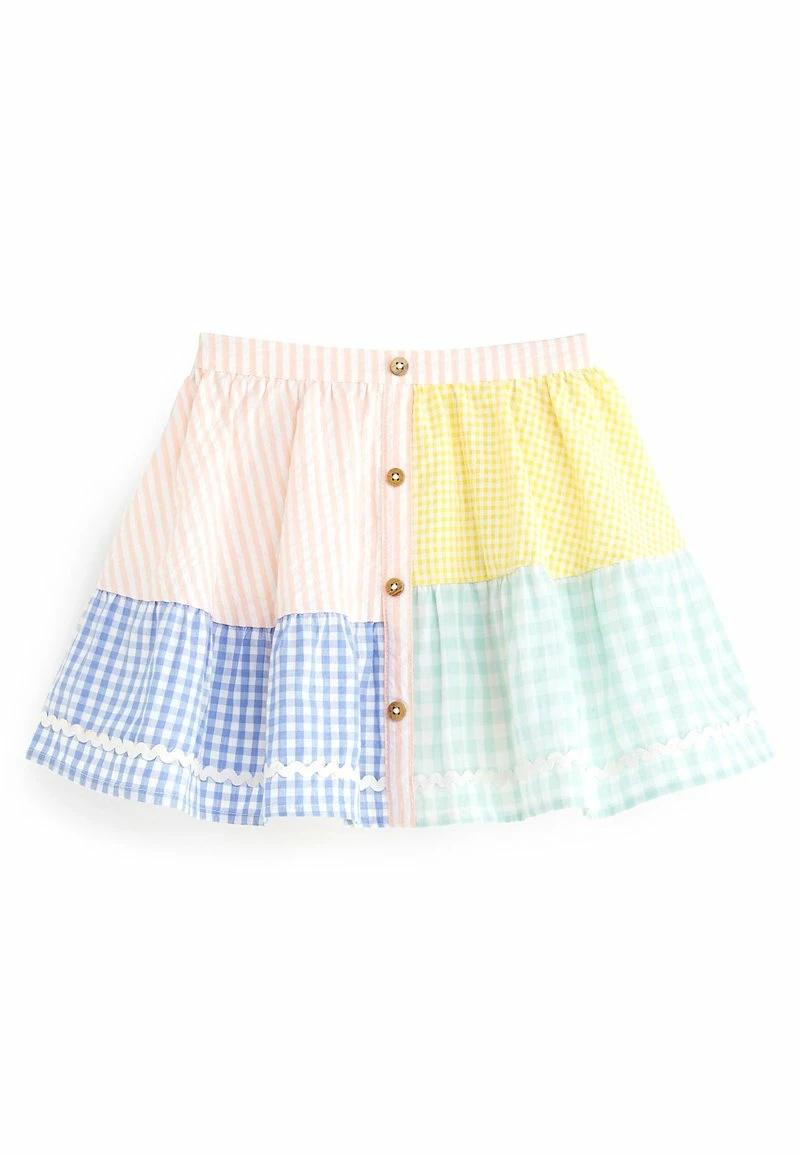 Next Kinder GINGHAM PATCHED - Faltenrock - Multi