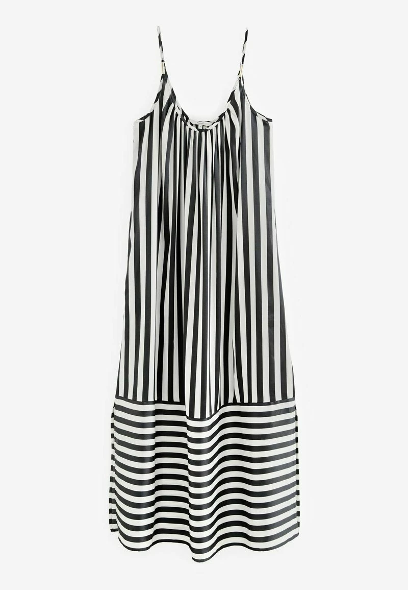 Next STRAPPY CAMI - Maxikleid - Black And White Stripe | Damen – Bild 3