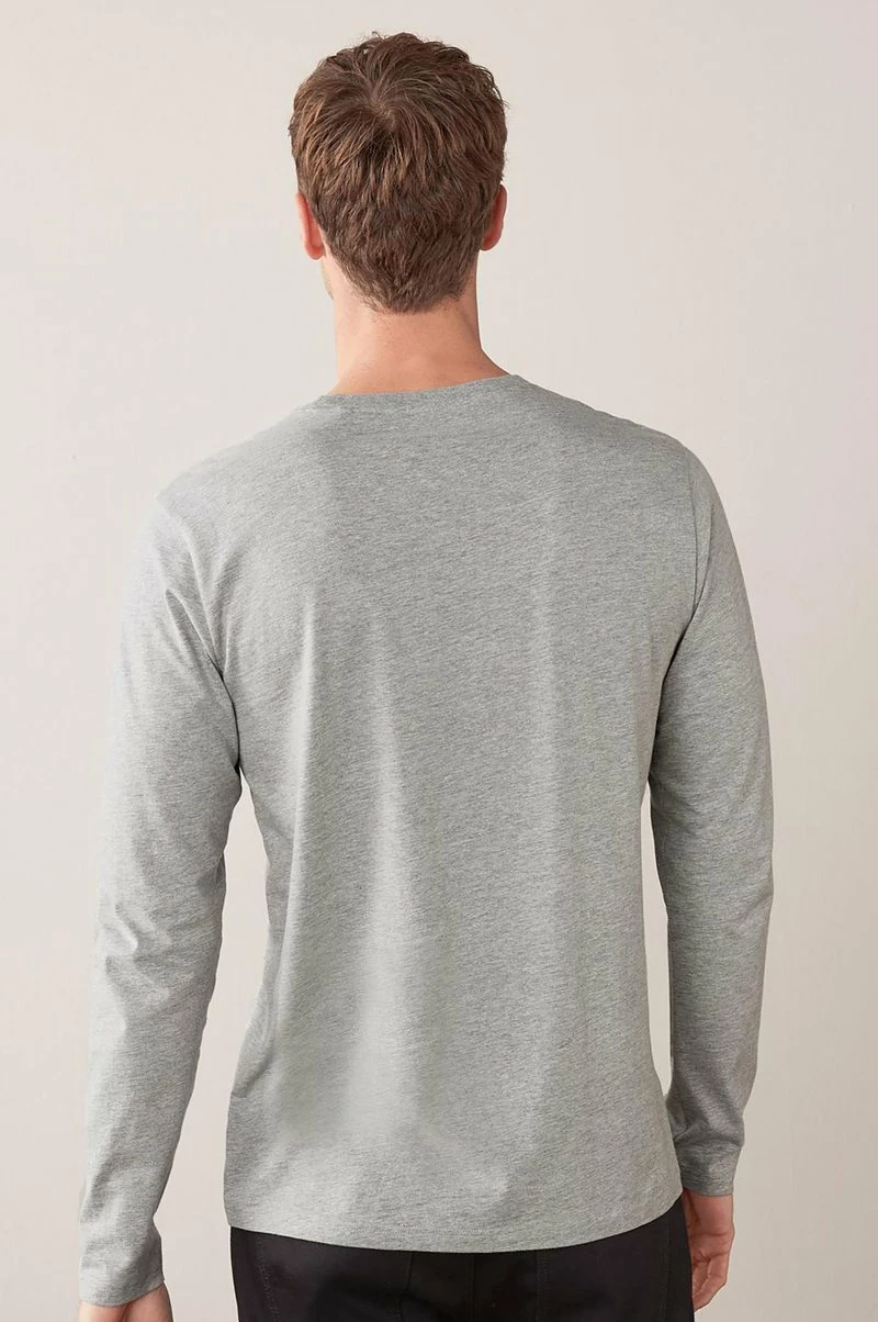 Next LONG SLEEVE 5 PACK - Langarmshirt - Blue | Herren – Bild 2