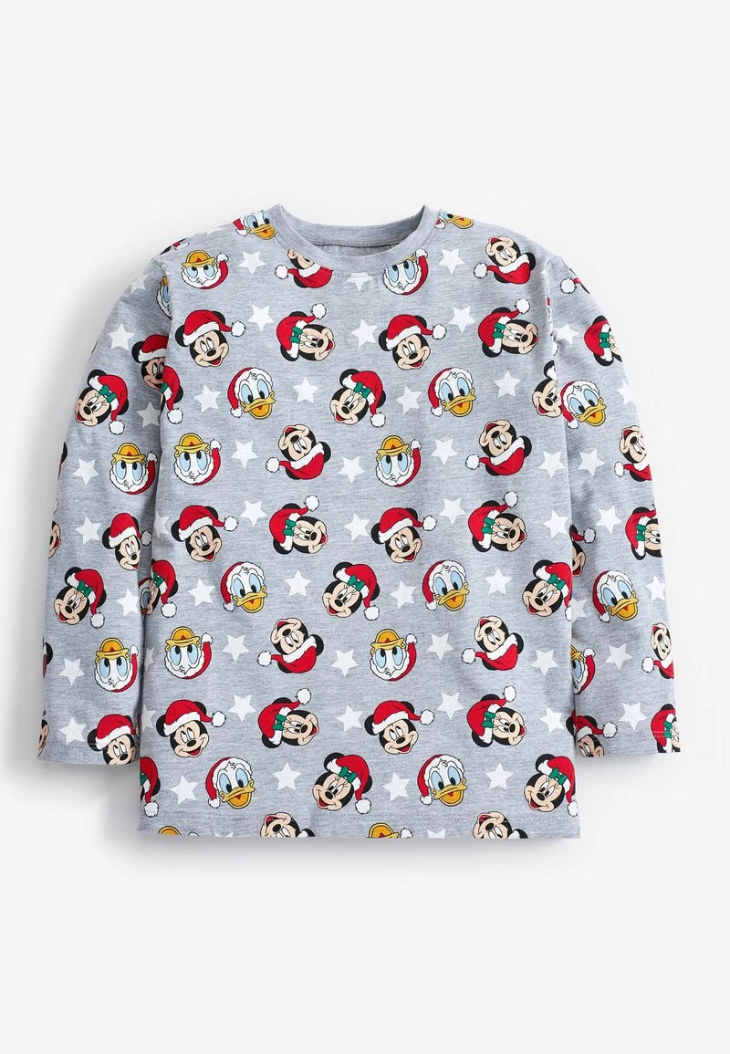Next Kinder DISNEY MATCHING FAMILY KIDS CHRISTMAS T-SHIRT - Langarmshirt - Grey