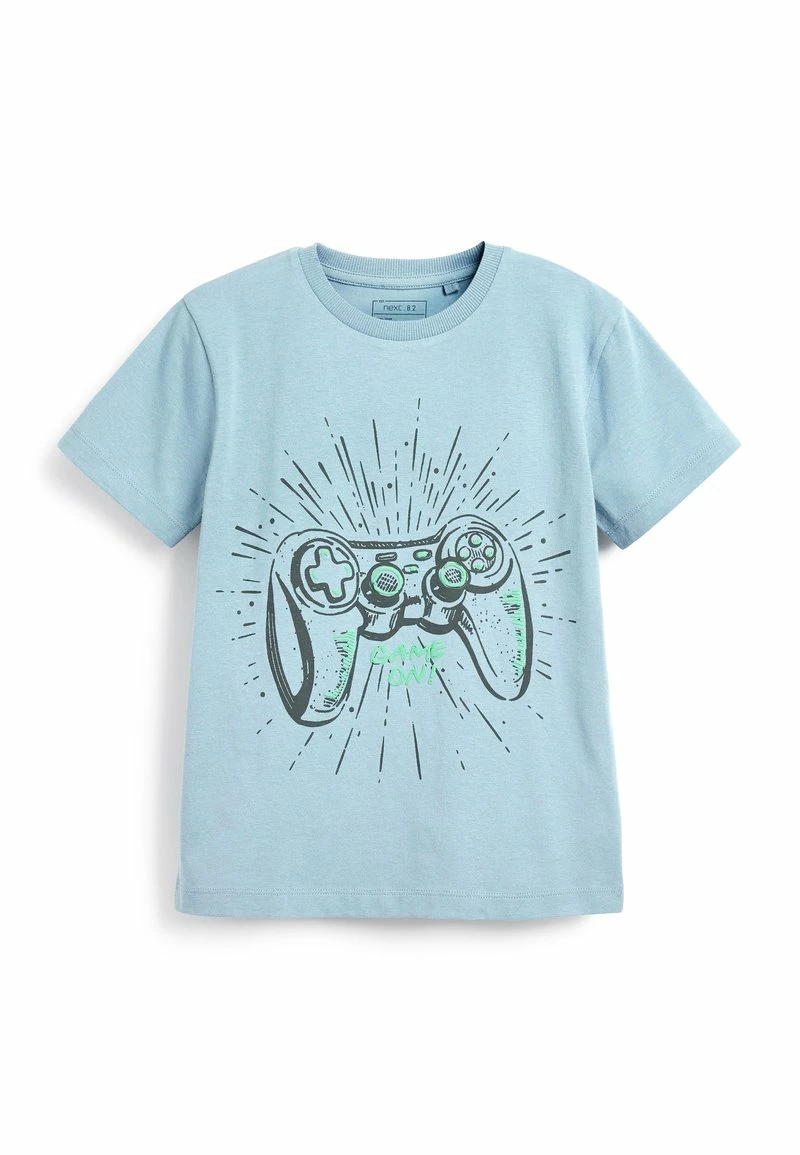 Next Kinder SHORT SLEEVE GRAPHIC (3-16YRS) - T-Shirt Print - Light Blue Gamer