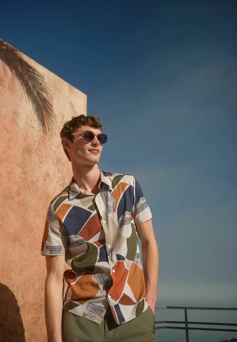 Next Herren SHORT SLEEVE - Hemd - Ecru White