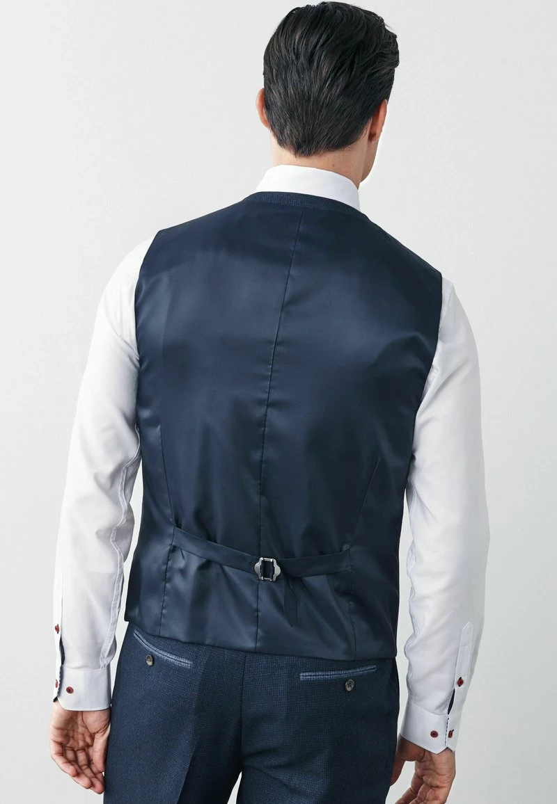 Next Herren PUPPYTOOTH - Weste - Navy Blue – Bild 2