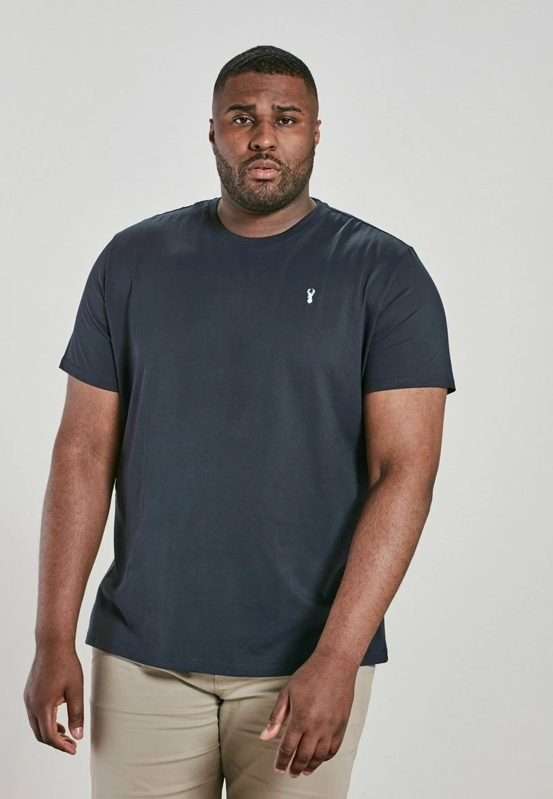 Next Herren T-Shirt Print - Navy Blue Stag