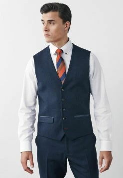 Next Herren PUPPYTOOTH - Weste - Navy Blue
