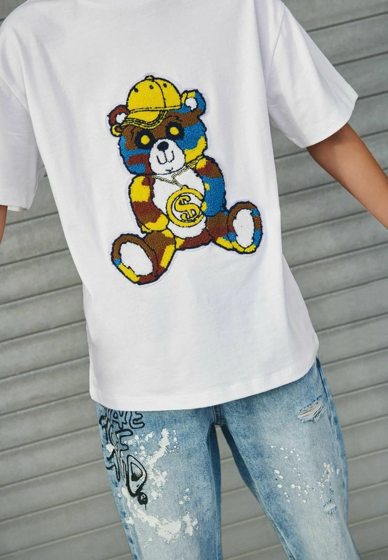 Next Kinder BOUCLE GRAPHIC SHORT SLEEVE - T-Shirt Print - White Bear – Bild 3