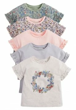 Next Kinder 5 PACK - T-Shirt Print - Pink