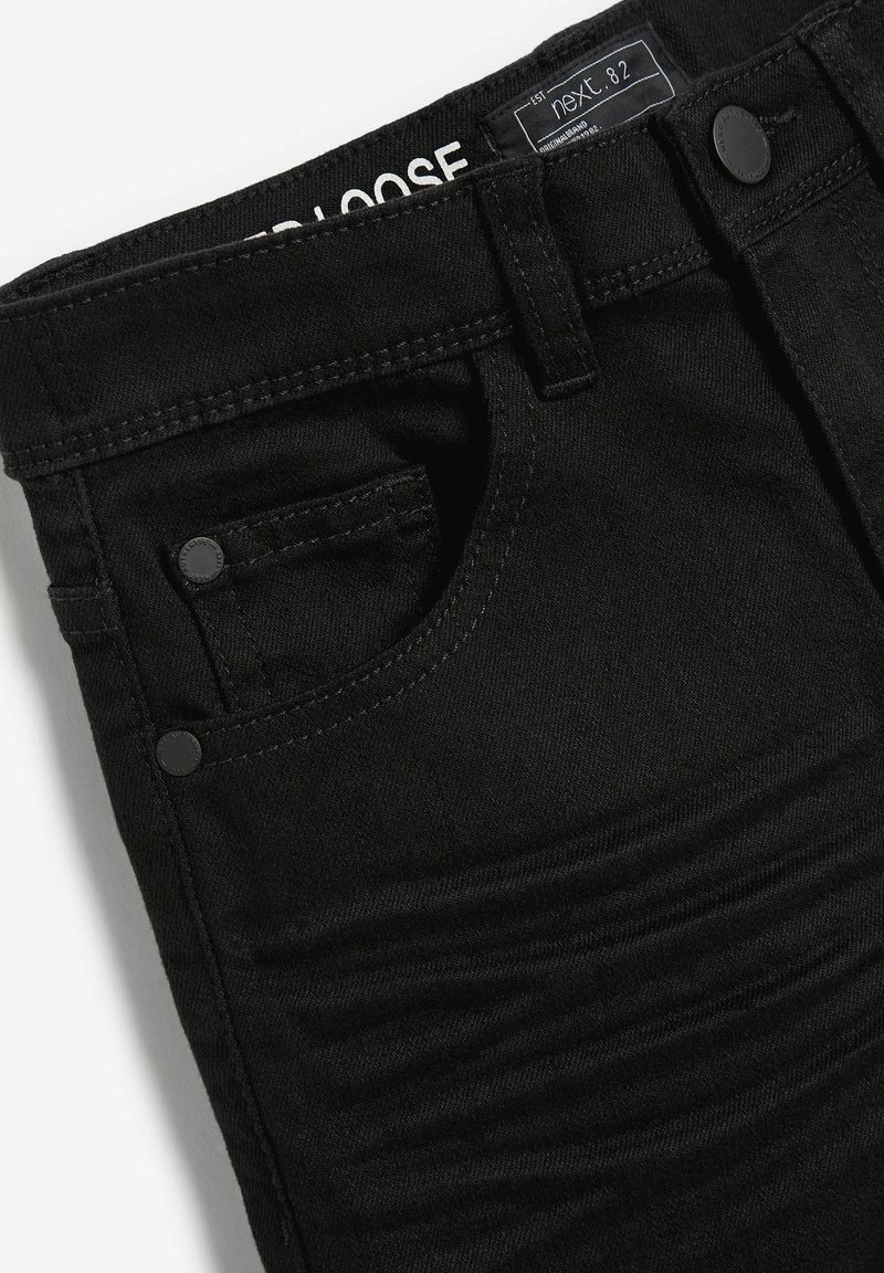 Next Kinder Jeans Relaxed Fit - Mottled Black – Bild 3