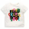 Next Kinder SLOGAN - T-Shirt Print - White