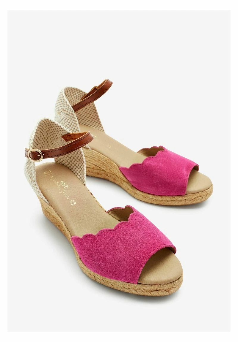 Next Damen SIGNATURE SCALLOPED - Keilsandalette - Pink – Bild 4