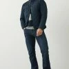 Next Herren BELTED - Jeans Straight Leg - Dark Blue