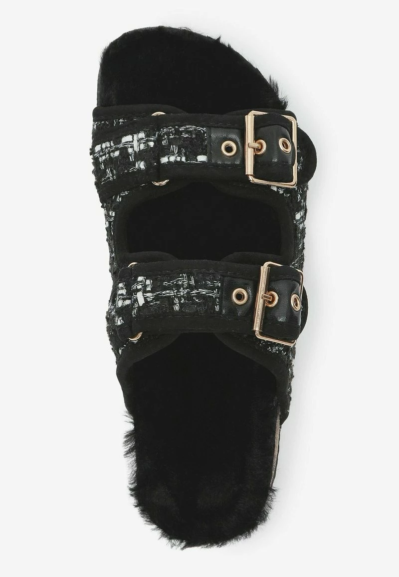 Next Damen Pantolette Flach - Black (a37727) – Bild 3