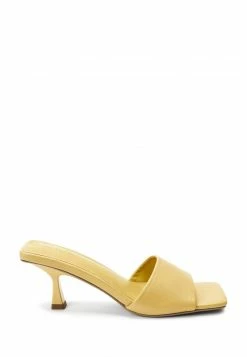 Next FOREVER COMFORT SUPER SQUARE - Riemensandalette - Yellow | Damen