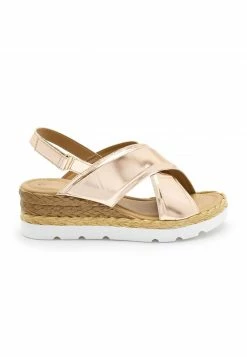 Next Damen FOREVER COMFORT CROSS OVER - Espadrille - Rose Gold