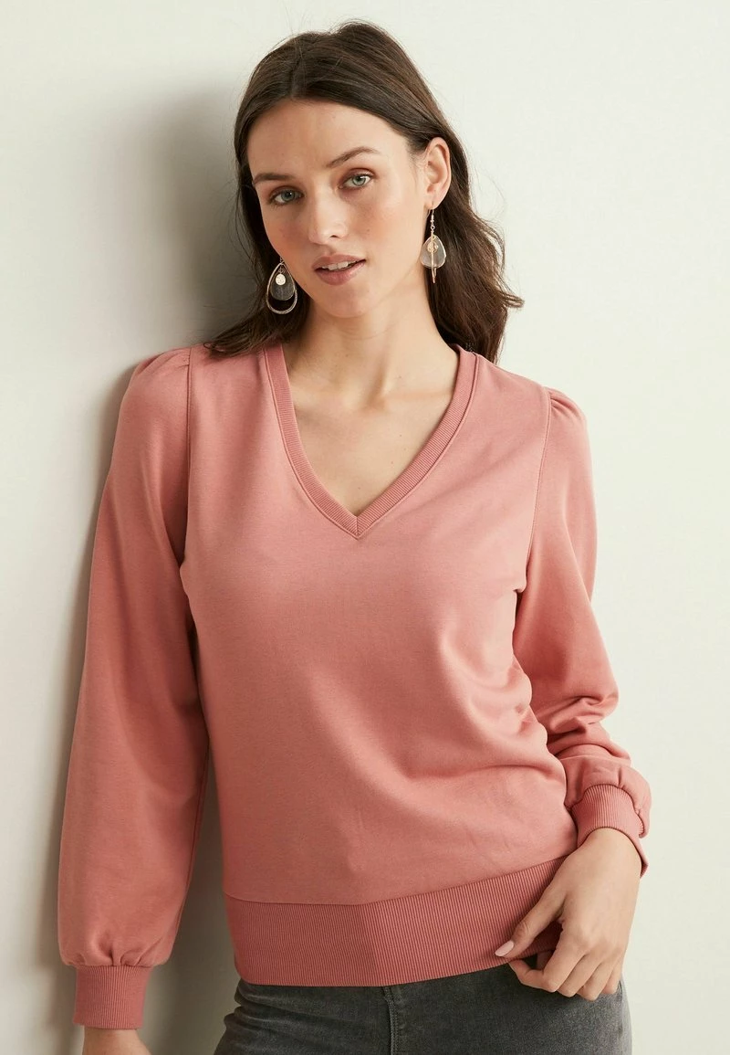 Next Damen PUFF SLEEVE - Sweatshirt - Blush Pink