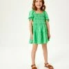 Next PRINTED SHIRRED - Freizeitkleid - Green Ditsy | Kinder